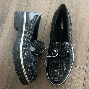 NWOT PATRIZIA TWEED LOAFERS